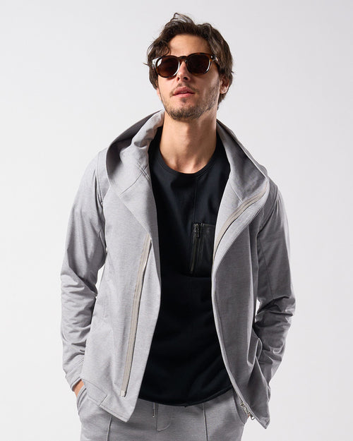【LEON×B'2nd×wjk】riders wrap light jersey parka