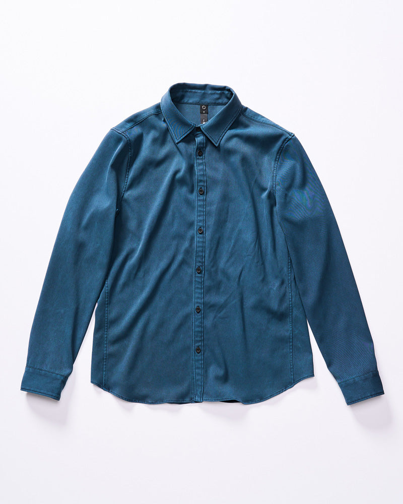piece-dyed function regular shirt