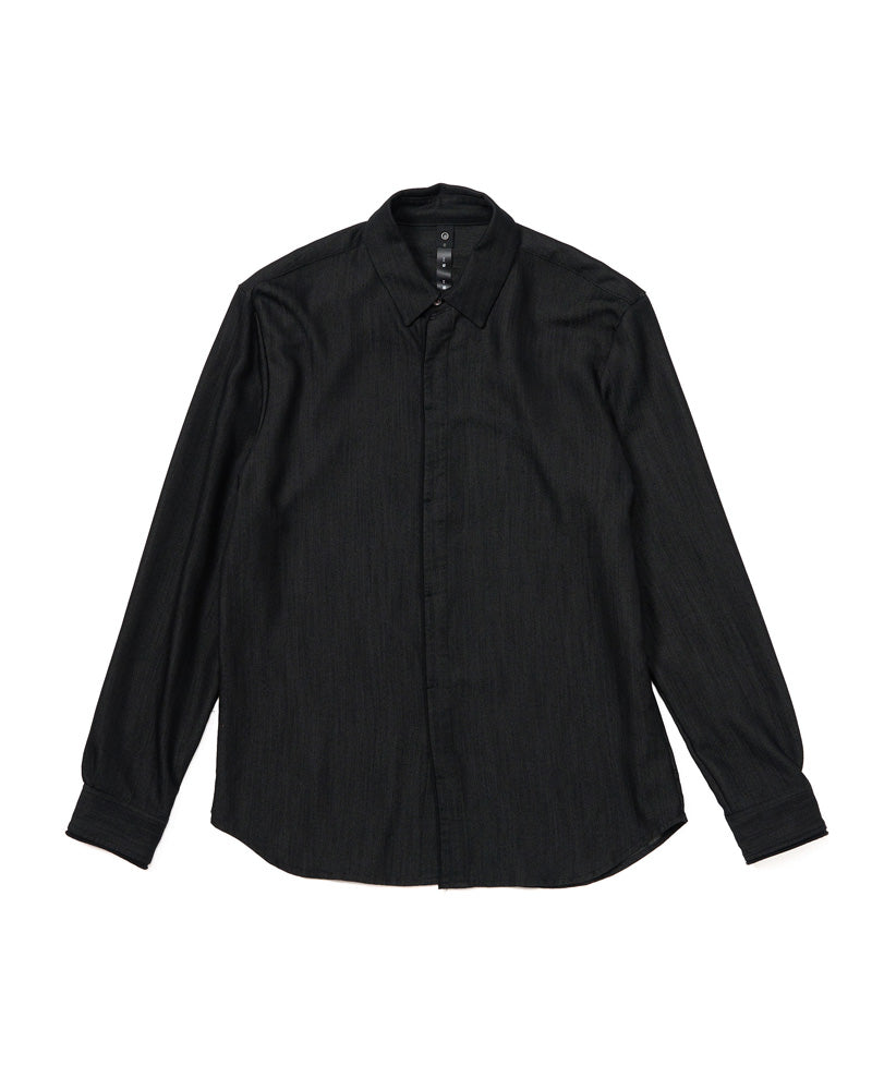 fly front shirt