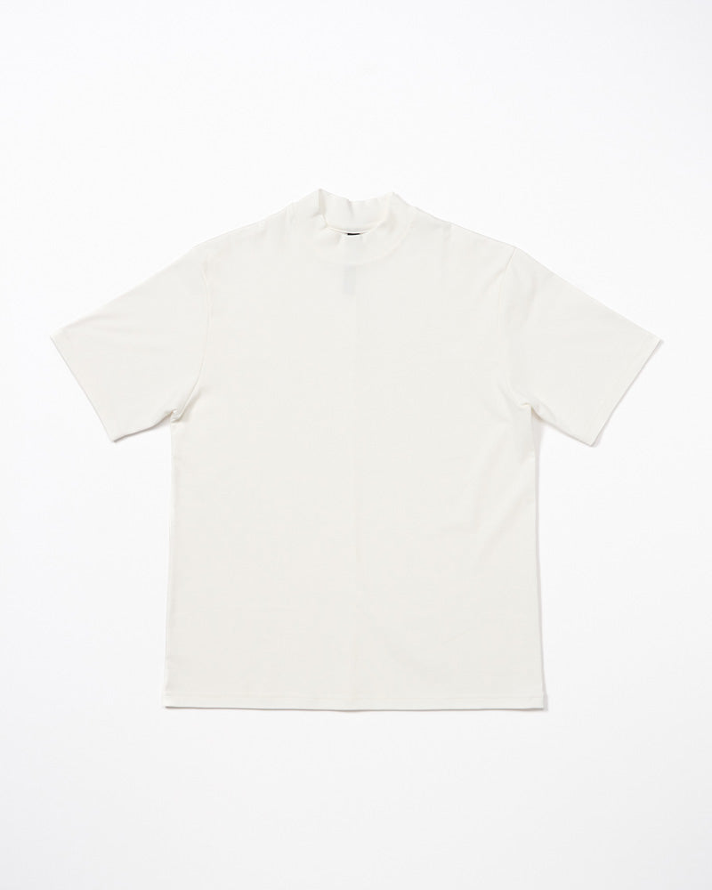 luxury cotton mock neck S/S