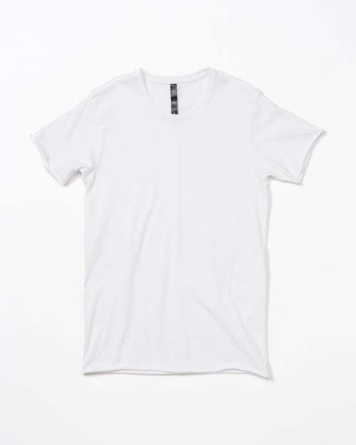cut-off crew-neck S/S