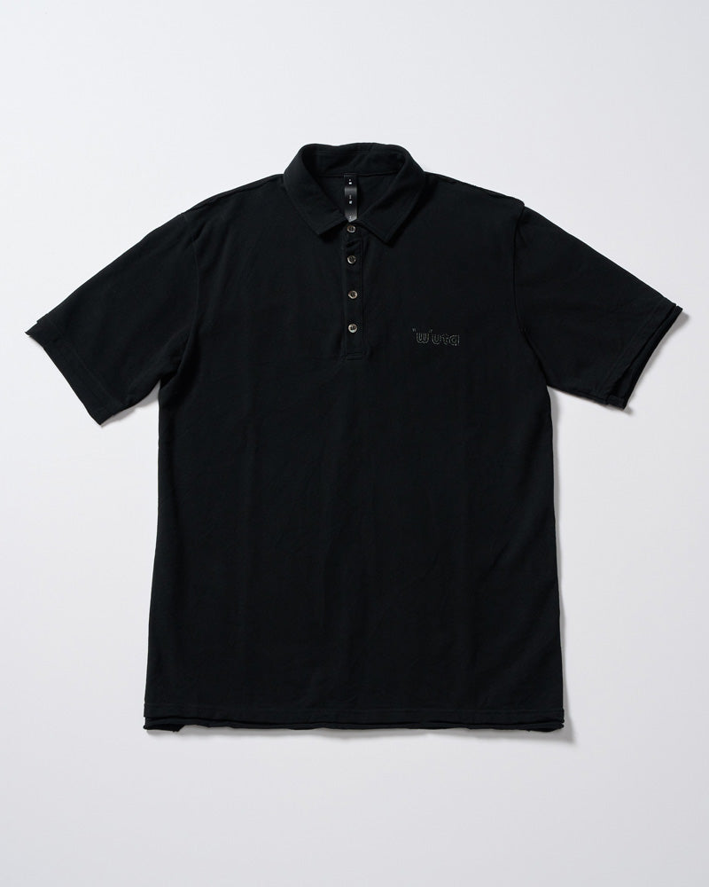 【muta × wjk】cut-off polo S/S(printed)